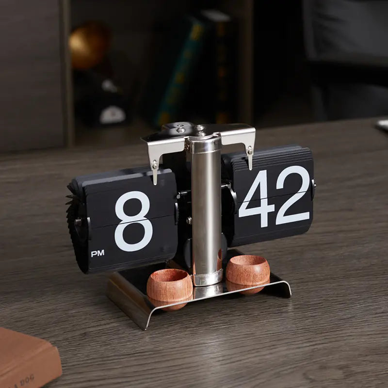 Elegance Retro Flip Clock for Home
