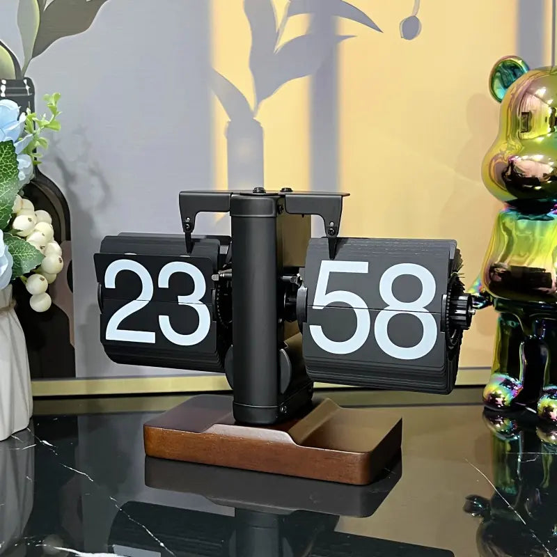 Elegance Retro Flip Clock for Home