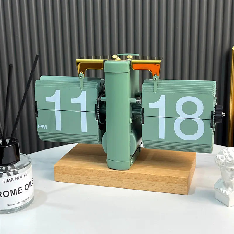 Elegance Retro Flip Clock for Home