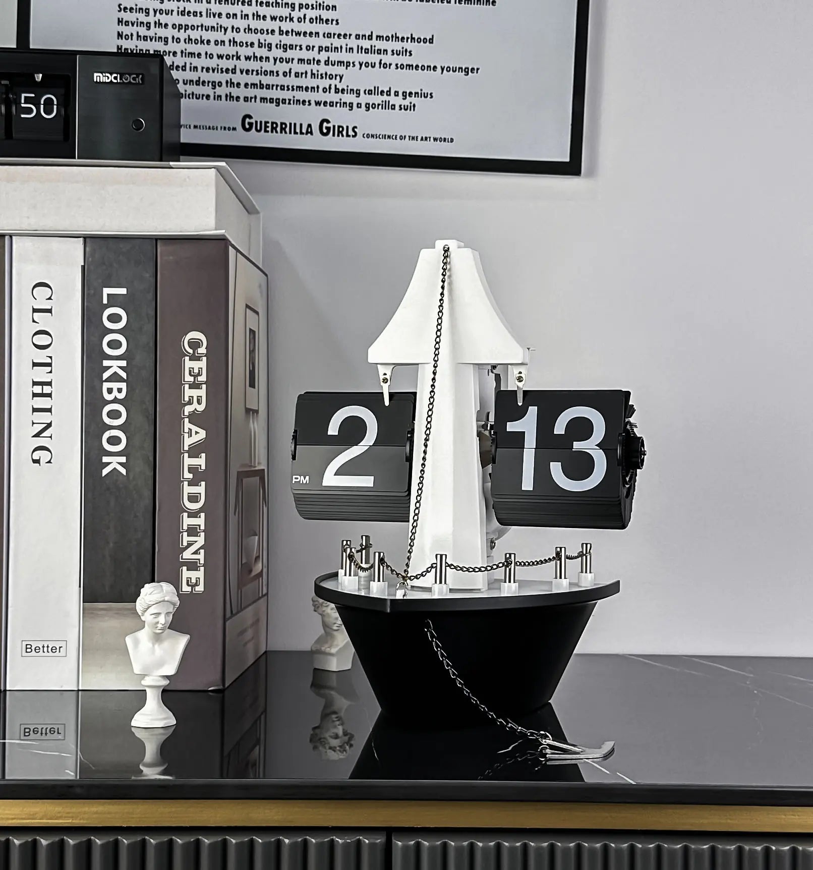 Elegance Retro Flip Clock for Home