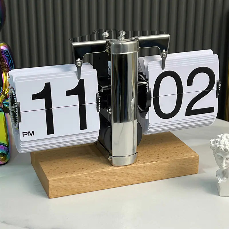 Elegance Retro Flip Clock for Home