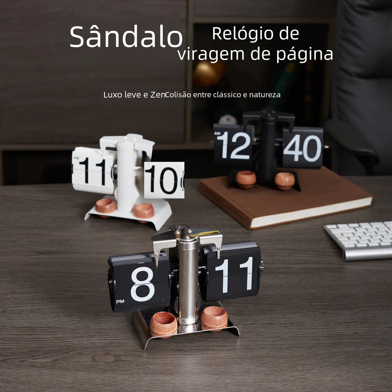 Elegance Retro Flip Clock for Home
