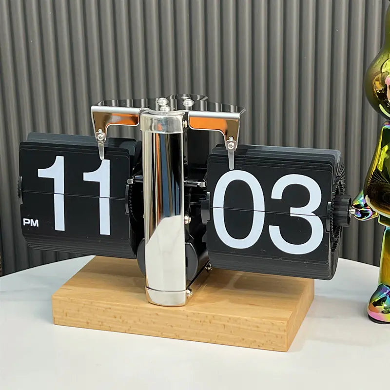 Elegance Retro Flip Clock for Home